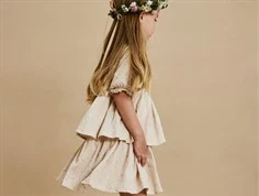 Lil Atelier sandshell broderie anglaise kjole